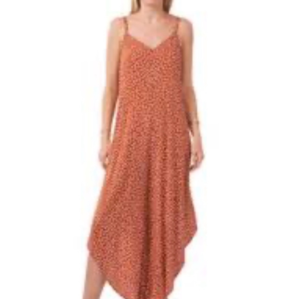 1. State Spotted Orange Jumpsuit
